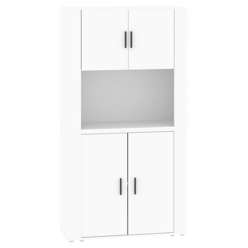 Highboard Weiss Holzwerkstoff